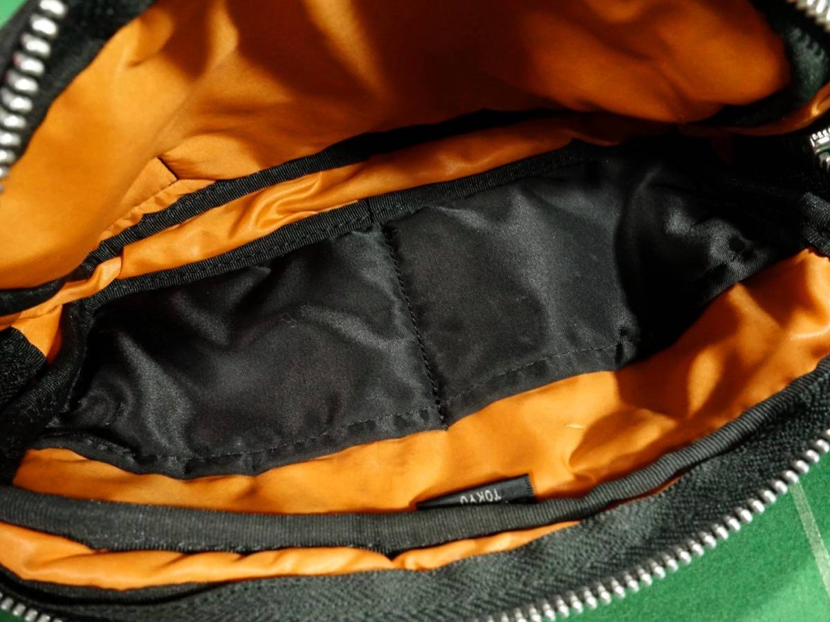 * Porter старый язык машина нейлон tsu il материалы портативный сумка черный / orange прекрасный товар!!!*