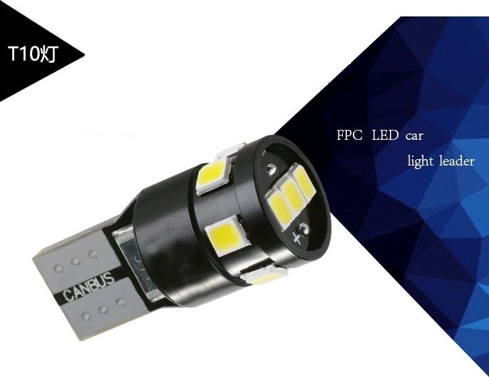  原文: 1円 T10 LED ホワイト 爆光 2個 ポジションランプ led キャンセラー内蔵 2.7W 30000時間寿命 12V LED 白 ルームランプ/ナンバー灯