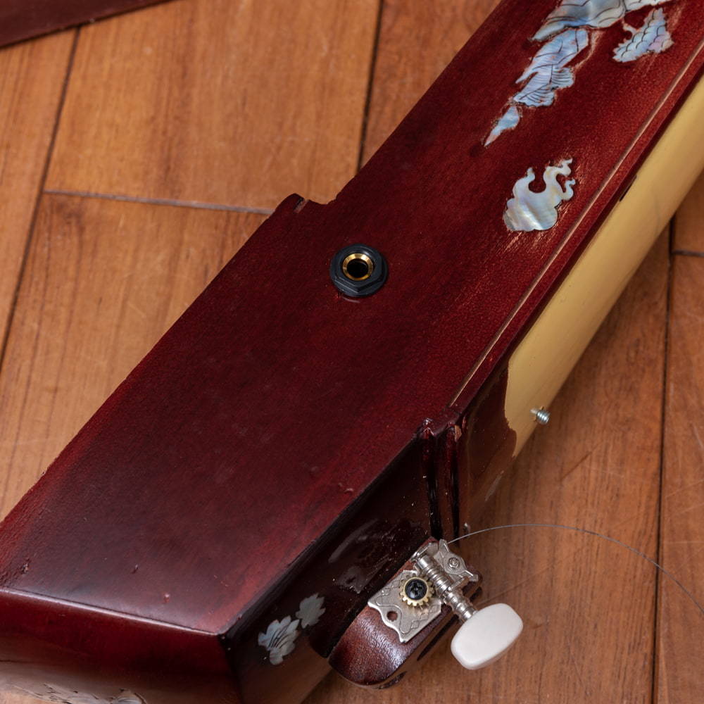 送料無料 民族楽器 琴 箏 dan ベトナムの一弦琴 ダン・バウ bau 弦楽器 インド楽器 エスニック楽器の画像9
