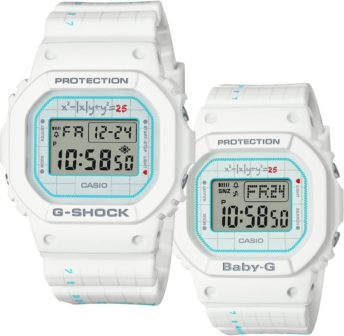 新品1円 G-SHOCK＆Baby G ペアウォッチ 25周年 限定X'masセット メンズ＆レディース 腕時計 ラバーズコレクション LOV-21B-7 CASIO カシオ_画像2