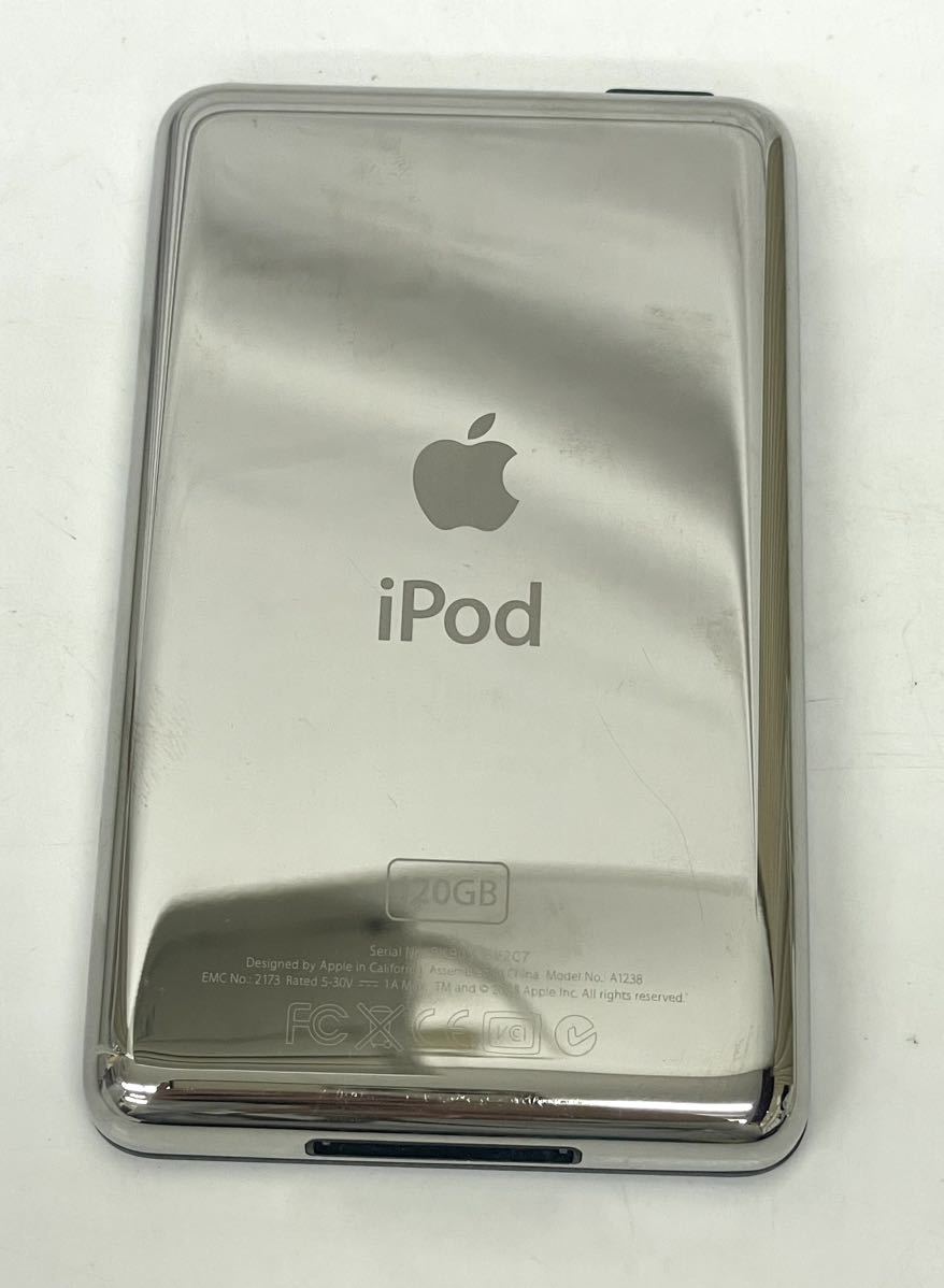 AK☆ Apple iPod Classic 120GB BLACK A1238 第6世代 アップル アイポッド クラシック ブラック 箱付き 説明書付き_画像4