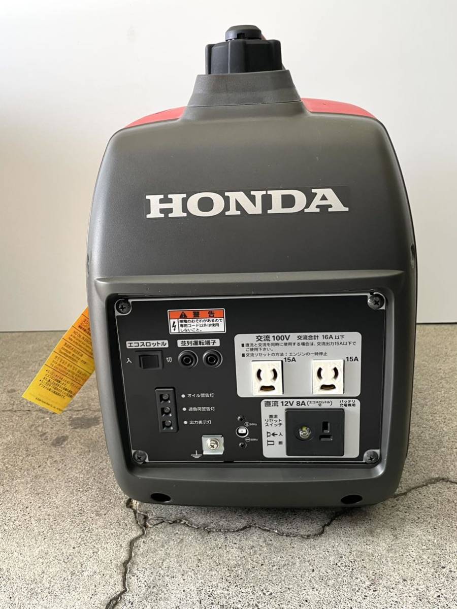 KR☆ 新品 未使用 HONDA ポータブル 発電機 EU16i 説明書 箱付き ホンダ Portable Generator 持ち運び アウトドア 重量 20.8kg_画像8