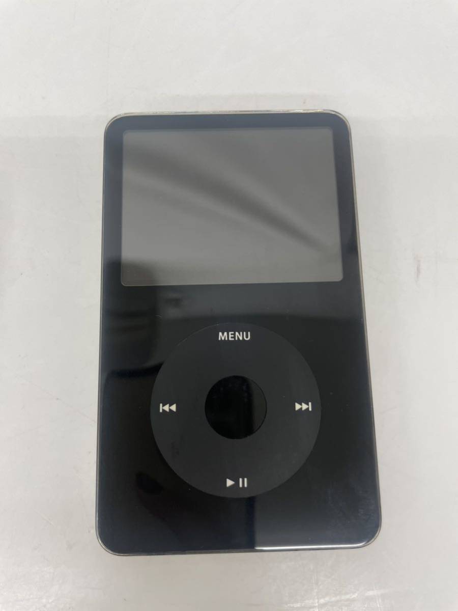 AK☆ Apple iPod Classic 30GB A1136 第5世代 BLACK アイポッド クラシック アップル ブラック 箱付き 説明書付き _画像2
