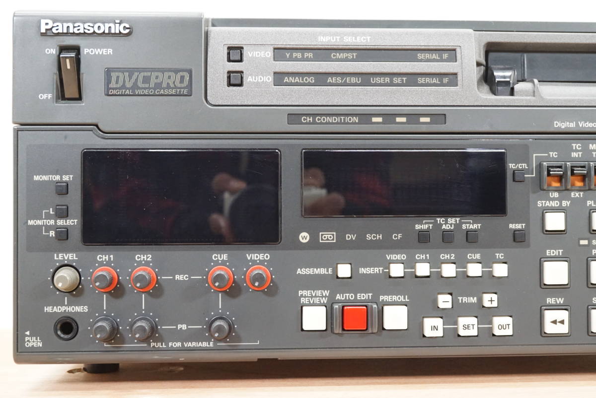  передний da:[ Panasonic ] для бизнеса DVCPRO цифровой видео кассета AJ-D750 Studio магнитофон DV оборудование радиовещание для ② * бесплатная доставка *