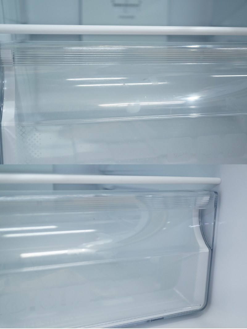 東ハ:【ハイアール】2ドア 冷凍冷蔵庫 218L JR-NF218B 2021年 耐熱性能天板 強化ガラストレイ 3段ケース収納フリーザー 大容量 ★送料無料_画像8