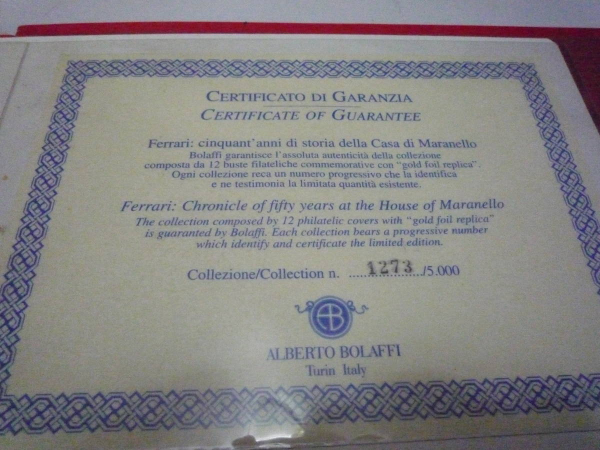 フエラーリ、FIの本１９４７－１９９７まで、５０周年記念本、中古品、長期在庫品 超貴重品です、の画像2