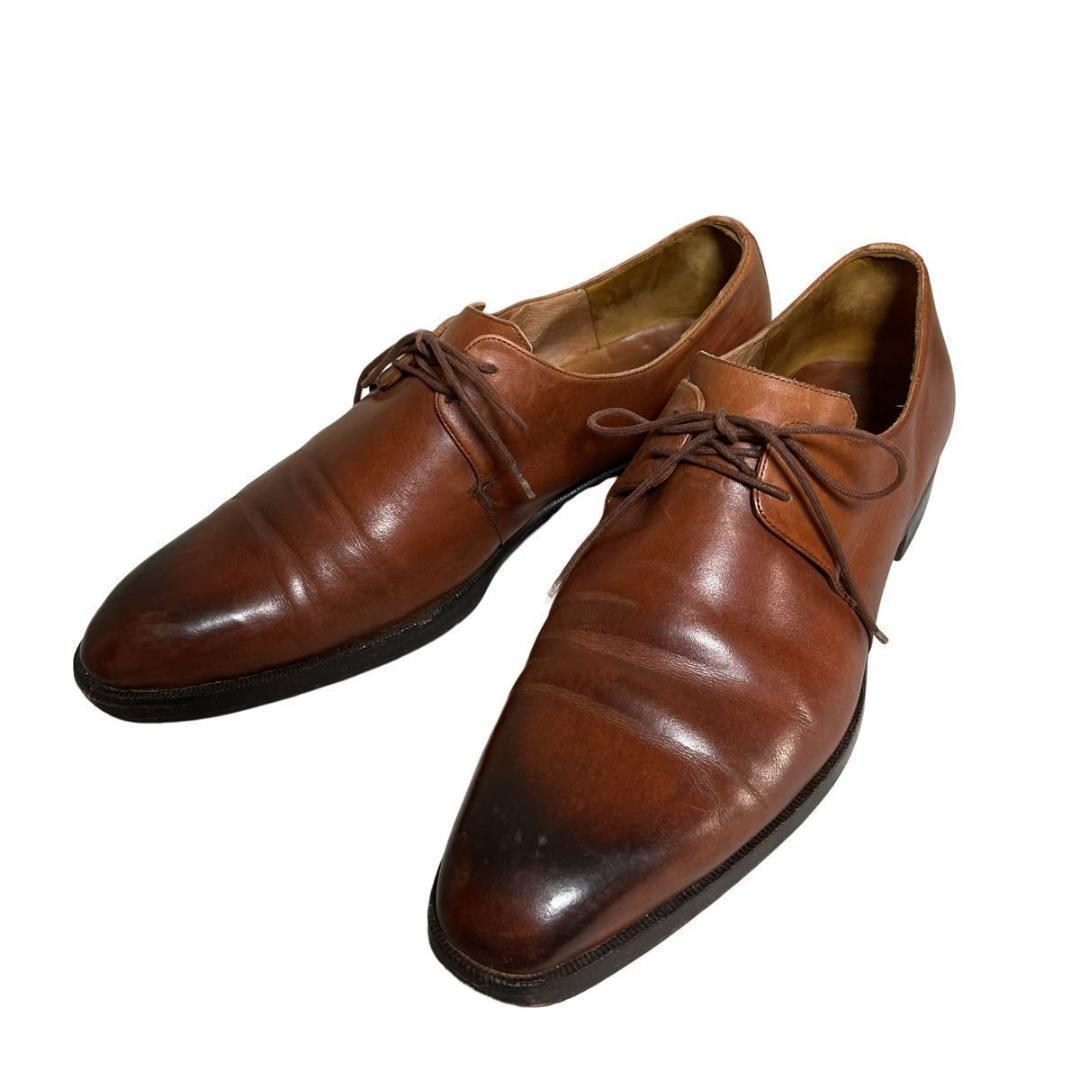 アンドロイド マヨルカ 革靴 レザーシューズ ビジネスシューズ 24.5 茶色 通勤 ブラウン 茶色_画像1