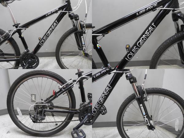 LOUIS GARNEAU・ルイガノ・MTB 自転車・LGS-FIVE・黒色 / 状態良好品・ サイズ 26インチ_画像6