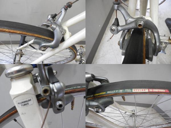 ブリヂストン・ロードバイク・RADAC・ビンテージ自転車・白色 / 基本未整備・現状渡し・ジャンク品扱いにて・ サイズ CT 50㎝・TP 50㎝_画像10