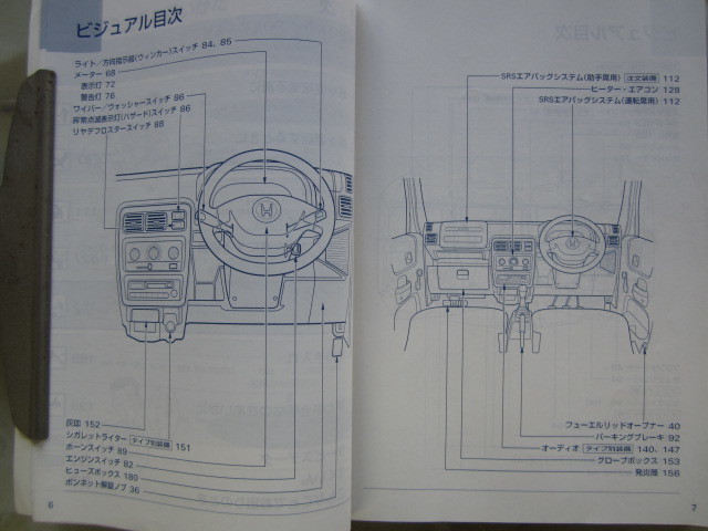 110 ホンダ　アクティバン　取扱説明書、中古品_画像4