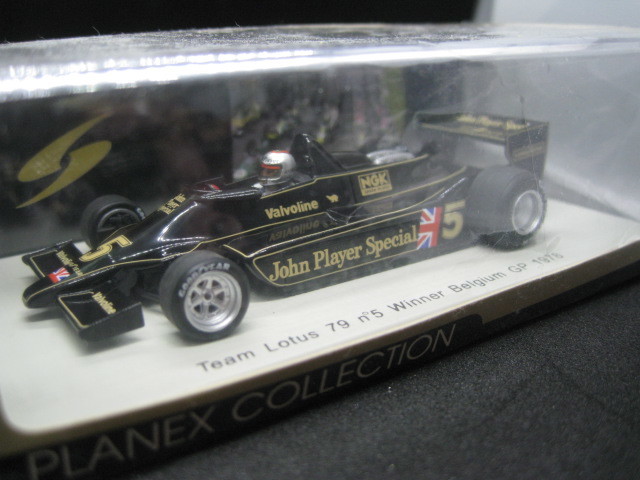 スパーク　PLANEX COLLECTION 1/43　ロータス79　#5 Mario Andretti Winner Belgiom GP 　1978_画像6