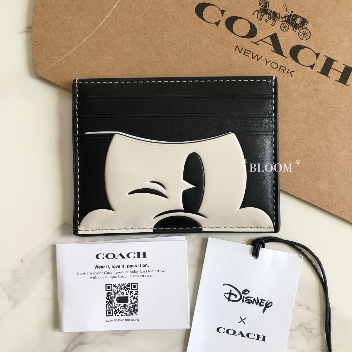 COACH コーチ ディズニー コラボ カードケース パスケース  ウィンク ミッキーマウス