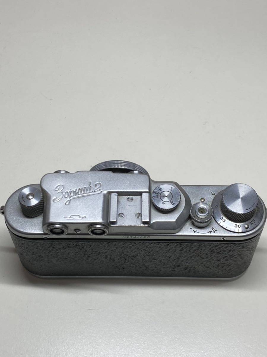 Zorki 2 ゾルキー レンジファインダー フィルム カメラ 1:3.5 F=5cmロシア製 中古 現状品 nhayctap-22_画像4