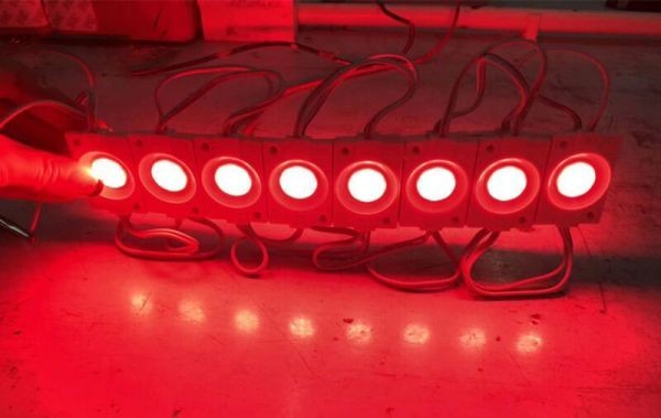 24V トラック レッド タイヤ灯 LED サイドマーカー ランプ 作業灯 路肩灯 LEDダウンライト 防水 S25 40パネル連結 40コマ　CBD04_画像3