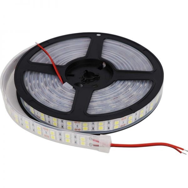 LEDテープライト ホワイト 白 24V 5M 2列 5050SMD カバー付 600連 切断可 蛍光灯 トラック 船舶 サイド マーカー LEDテープ 劣化防止 DD11_画像7