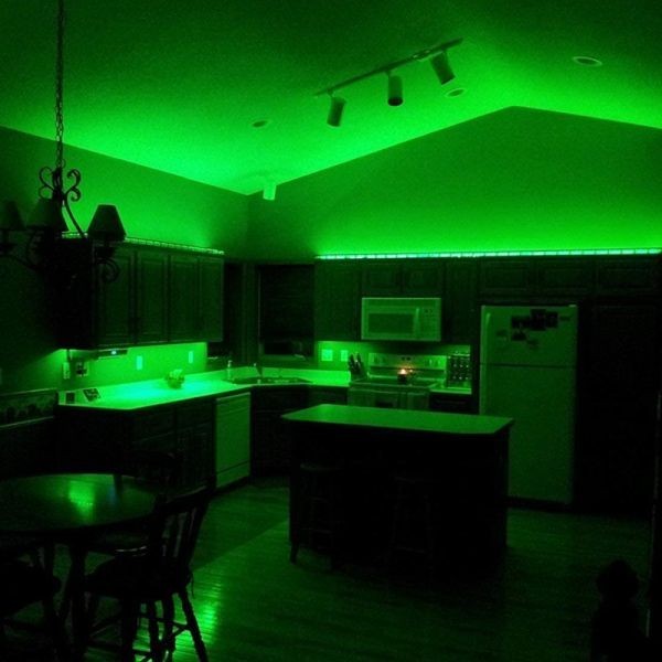 LED лента светло-зеленый зеленый 12V 5M 3528SMD чёрная основа 300 полосный водонепроницаемый разрез возможно двусторонний лента есть правильный поверхность люминесценция LED лента DD19