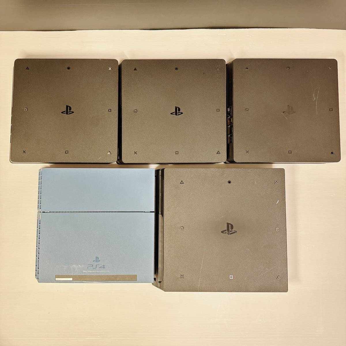 ①1円～通電,ソフト読込確認済み PS4 プレイステーション4 PlayStation4 CUH-1200A 2000A×2 2100B 7200B 5台 大量 まとめ売り HDDあり_画像2