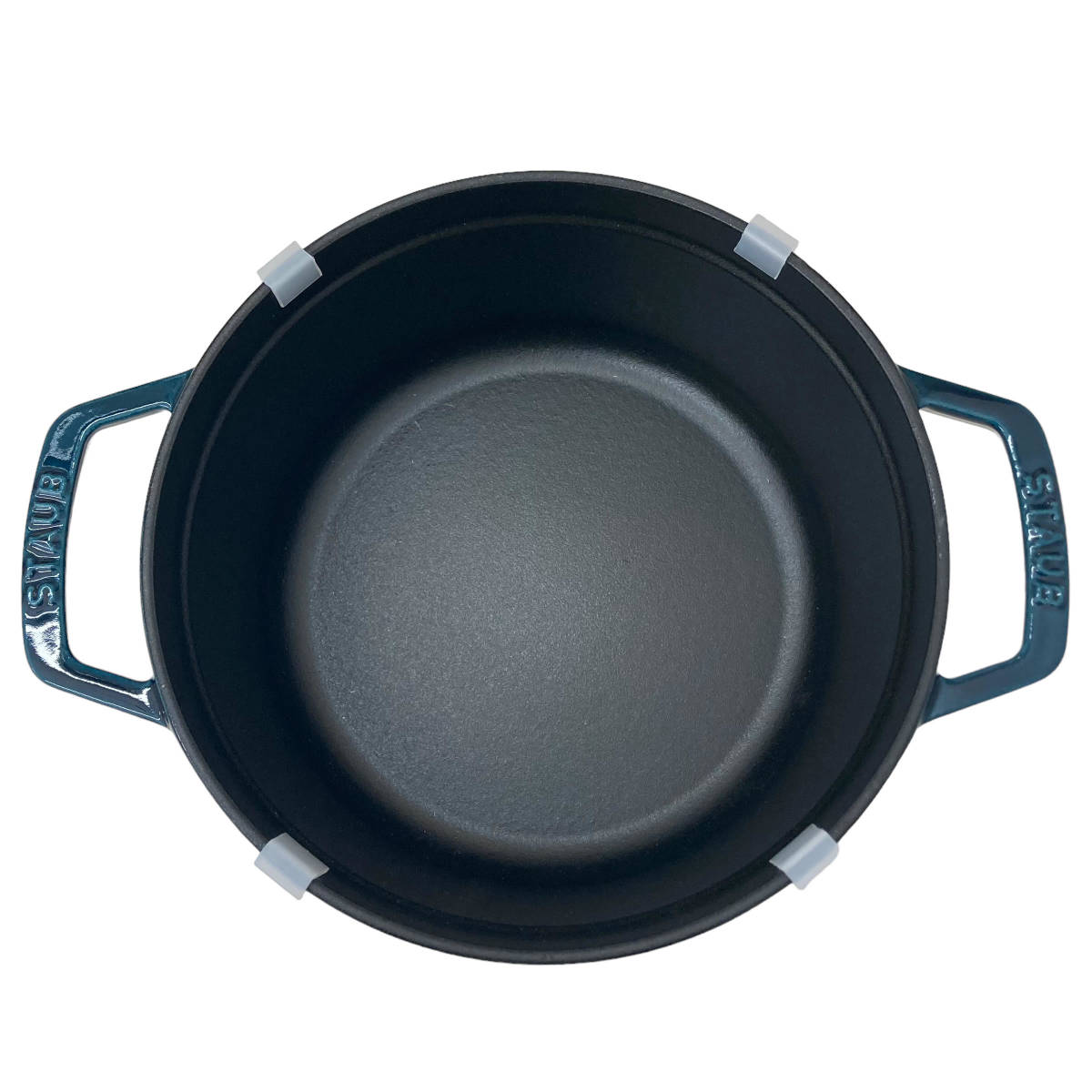 未使用品 ストウブ Staub ピコ ココット ラウンド ラメール 40501-134 22cm 2.6L ほうろう 両手鍋 キッチン用品_画像4