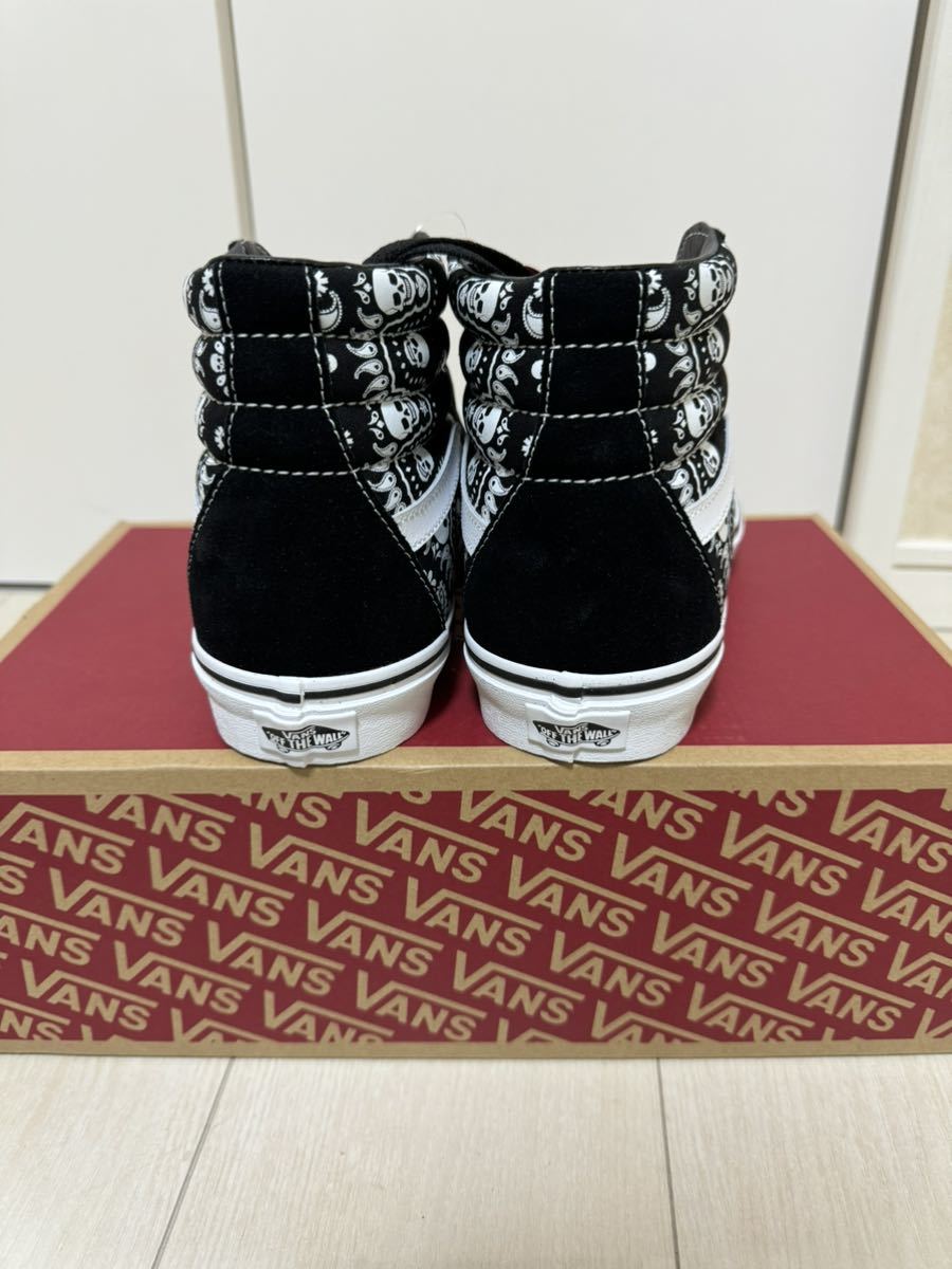 VANS バンズスニーカー　ハイカット　ペイズリー柄　Sk8-HI スケーター_画像2