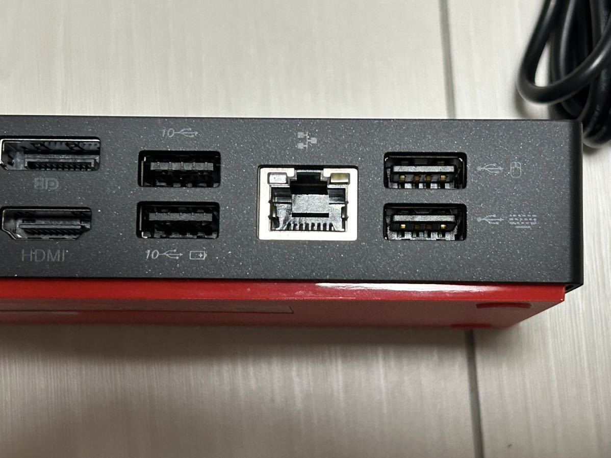 Lenovo ThinkPad USB-C Dock Gen2 40AS0090JP USBケーブルは非純正 ファームアップ画像あり_画像5