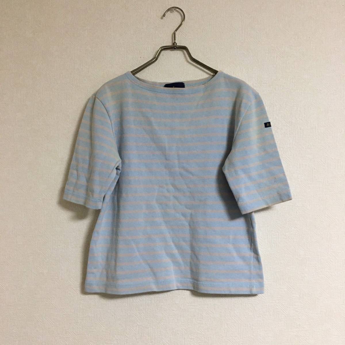  Le Minor Leminor for JOURNAL STANDARD bus k shirt T-shirt cut and sewn boat neck border M size 