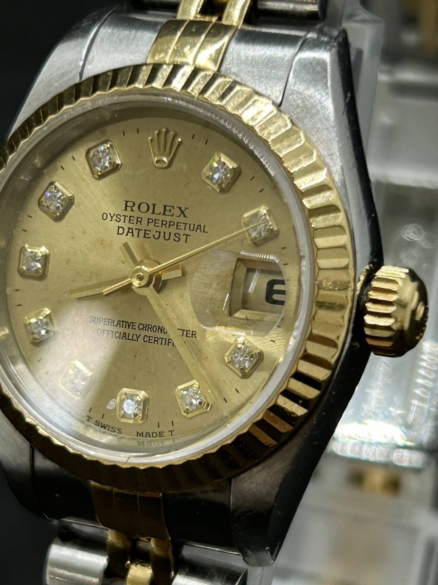 【3】ROLEX　ロレックス　デイトジャスト　69173G　W608949　稼働品　中古品　保管品_画像3