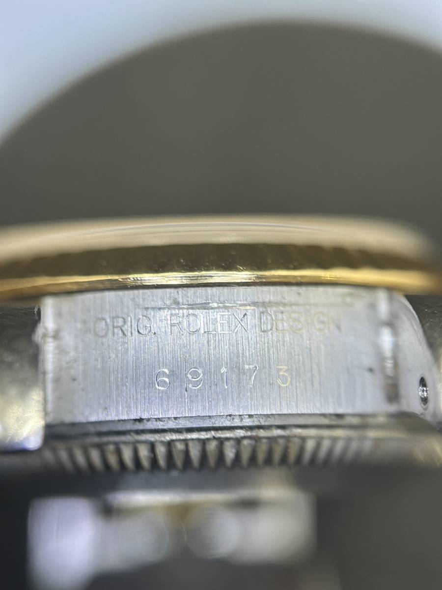 【3】ROLEX　ロレックス　デイトジャスト　69173G　W608949　稼働品　中古品　保管品_画像10