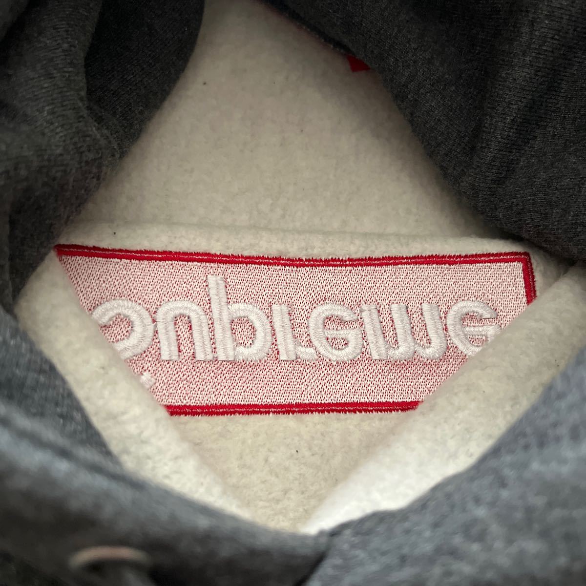 チャコールグレー L 21F/W Supreme Box Logo Hooded Sweatshirt シュプリーム ボックスロゴ フーデッド パーカ_画像9