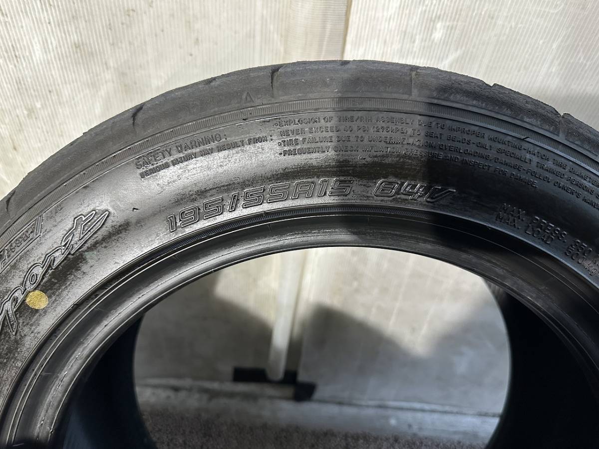 195/55R15 84V 4本 グッドイヤー GoodYear EAGLE RS Sport【中古/埼玉より発送】_画像9