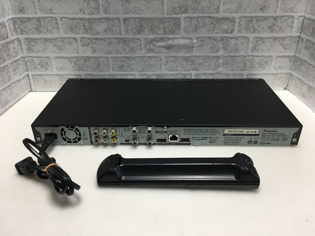 パナソニック　BDレコーダー　DMR-BWT630　中古品1-11_画像8