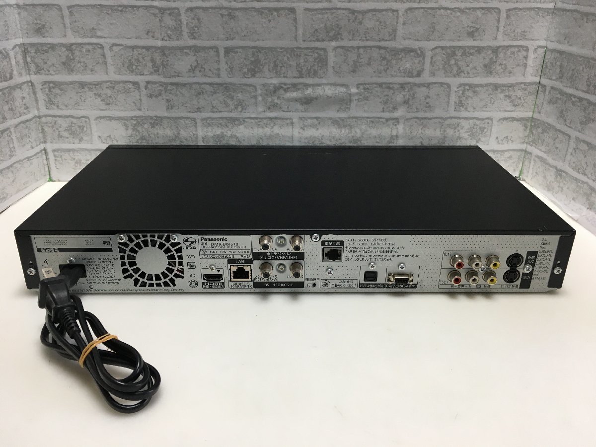 パナソニック　BDレコーダー　DMR-BW570　中古品1-32_画像8