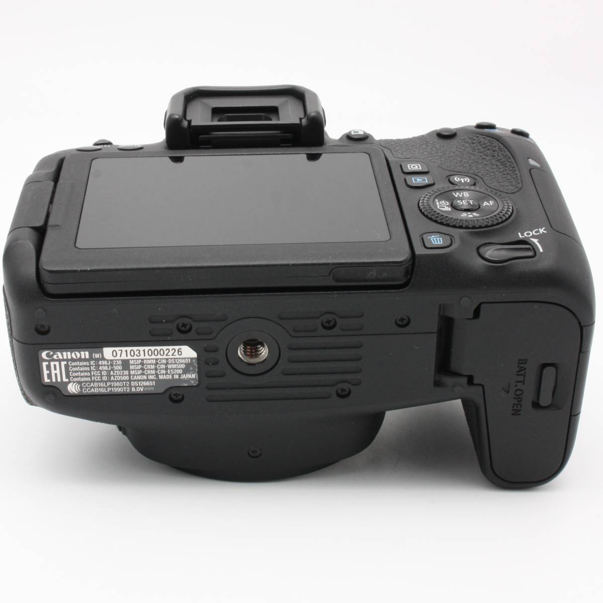 【Y1003】Canon デジタル一眼レフカメラ EOS 9000D ボディ 2420万画素 DIGIC7搭載_画像5