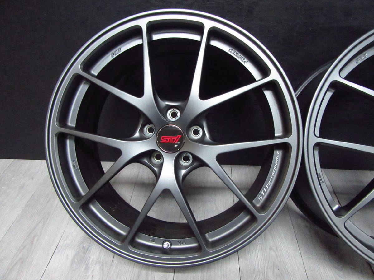 スバル STI Perfornance BBS 鍛造 純正 18インチ 2本 超美品 BRZ (ZC6) レガシー インプレッサ フォレスタ アウトバック XV プリウス FT86_画像2