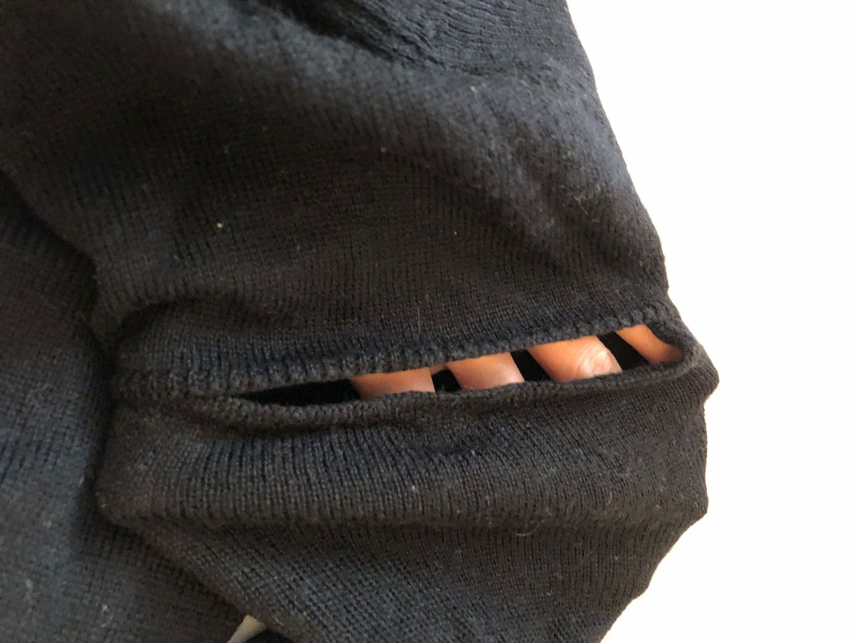 ヘルムートラング HELMUTLANG 本人期 カットアウト 丸首ニット ヘルムートラング HELMUTLANG 本人期 カットアウト 丸首ニット