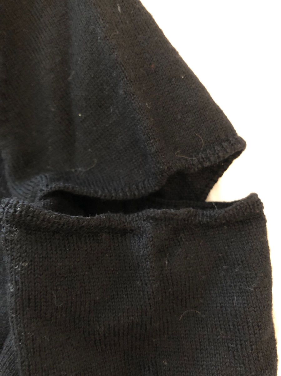ヘルムートラング HELMUTLANG 本人期 カットアウト 丸首ニット ヘルムートラング HELMUTLANG 本人期 カットアウト 丸首ニット