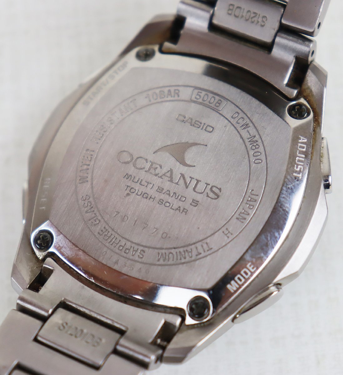 P☆ジャンク品☆腕時計 『OCEANUS/オシアナス OCW-M800』 CASIO