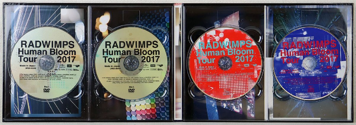 S☆中古品☆DVDソフト 『RADWIMPS LIVE DVD Human Bloom Tour 2017 完全生産限定盤』 ラッドウィンプス UPBH-29064 2DVD+2CD 4枚組_画像6
