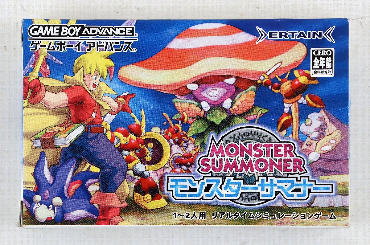 P★中古品★ゲームソフト GBA 『モンスターサマナー』 ERTAIN/アーティン AGB-A3NJ-JPN 発売:2004年 リアルタイムSLG 箱・説明書あり_画像1