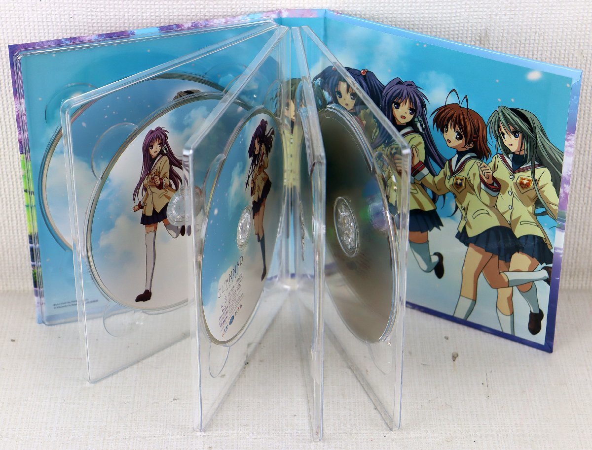 S★ジャンク品★BDソフト 『CLANNAD -クラナド- Blu-ray Box』 PCXE-60009 発売:2010年 初回限定生産 第1期22話+2話収録 ※ディスク1割れ_画像5