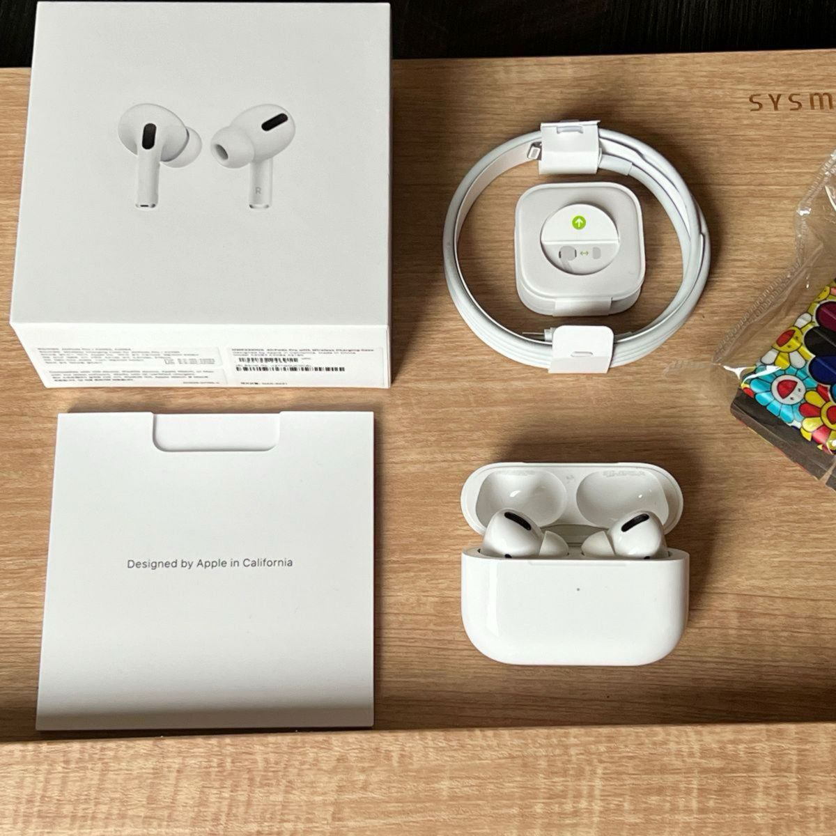 AirPods Pro 第1世代 A2190 本体＋付属品未使用 ケース付 MWP22KM/A エアーポッズ ノイズキャンセリング