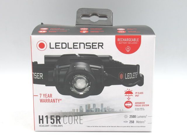 ◆未使用 LEDLENSER レッドレンザー H15R CORE LED マグネット式充電 ヘッドライト 明るさ2500ルーメン 懐中電灯 ヘッドランプ 高性能◆_画像1