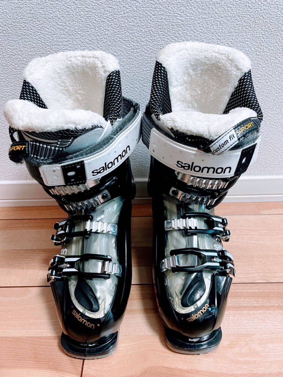 サロモン　スキー靴　22/23cmスキーブーツ SALOMON ブラック 初心 _画像2