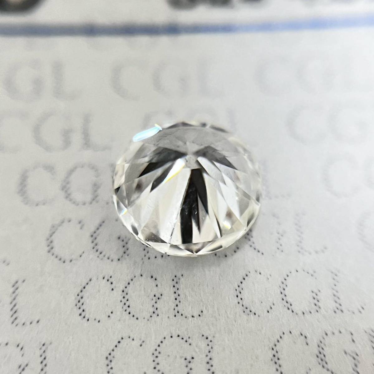 D 0.440ct F VVS-2 VERY GOOD 天然　ダイヤモンド　ダイヤ　ルース　中央宝石　ソーティング　 1円_画像8