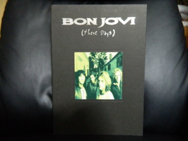 (16)　 BON JOVI　　/　　These Days　　　日本盤　　　２枚組　　ジャケ日焼け、日本語解説 経年の汚れあり　　_画像1