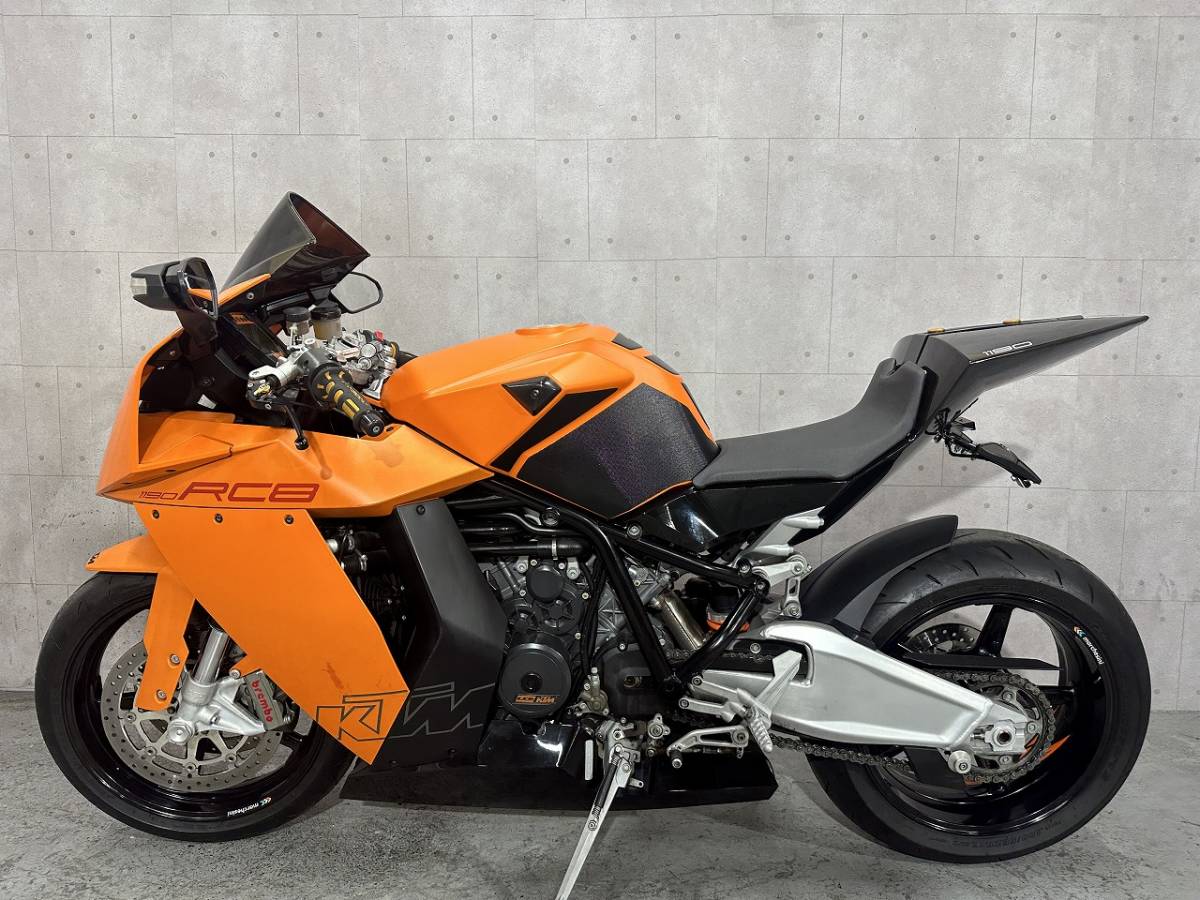 低金利2.9%~★美車★KTM 1190 RC8・車検残(R7年12月まで)・乗って帰れます！・カウル割れなし・スーパースポーツ・ spg1587_画像2