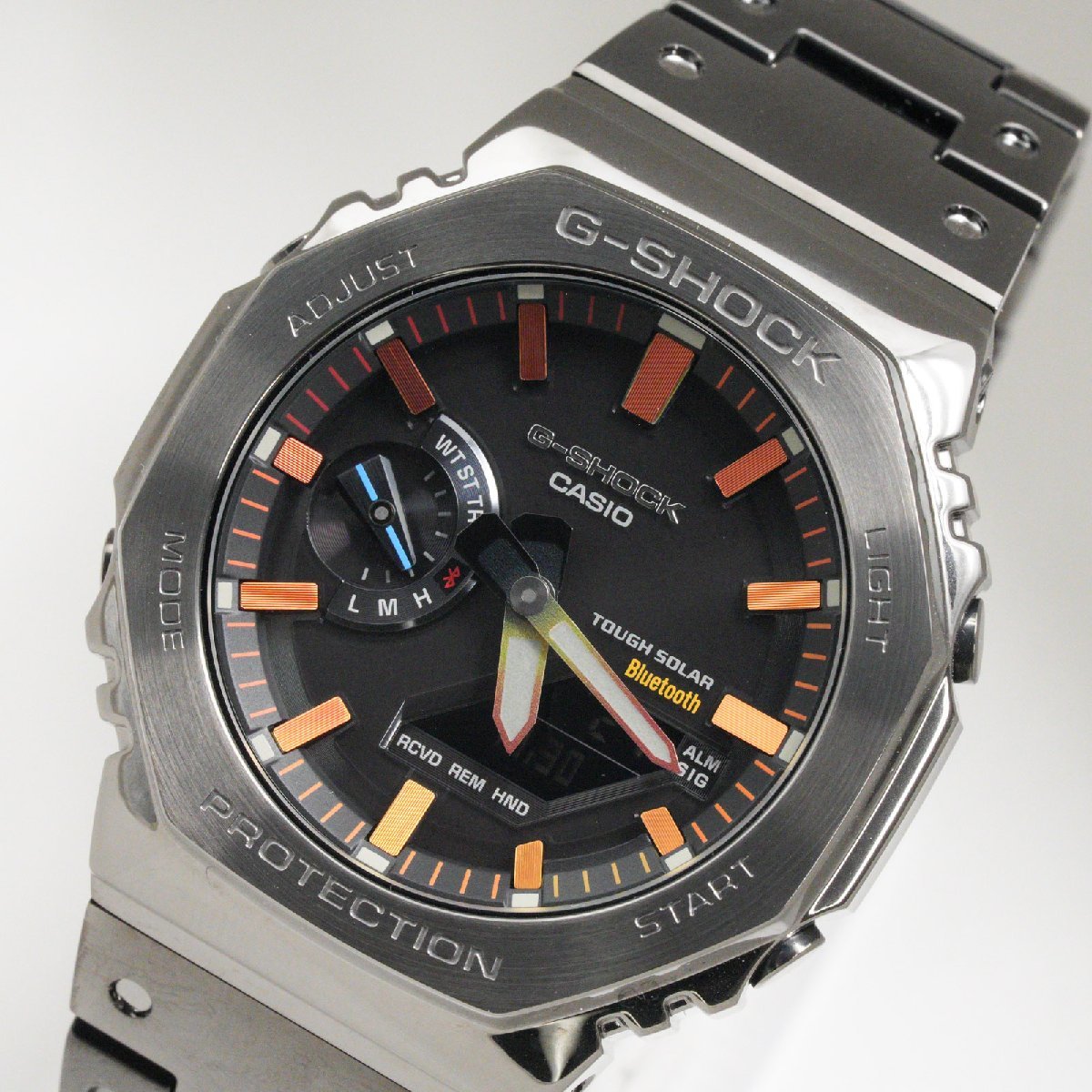 カシオ CASIO 腕時計 G-SHOCK レインボーカラー GM-B2100BPC-1AJF スマートフォンリンク メンズ 中古 極美品 [質イコー]