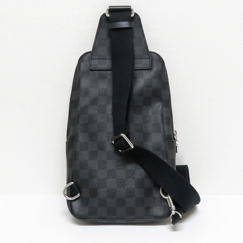 ルイヴィトン LOUIS VUITTON ダミエ・グラフィット アヴェニュー・スリングバッグ／ボディバッグ／ショルダー N41719 良品 [質イコー]_画像3