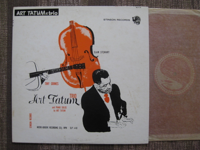 ☆ART TATUM♪SOLOS & TRIO☆STINSON SLP 40☆mono☆Red Vinyl☆US盤☆LP☆1962☆_画像1