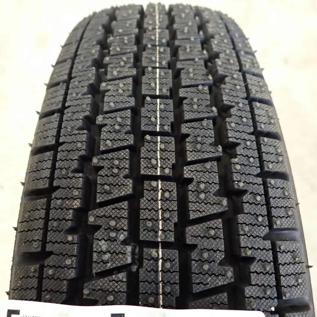 冬 新品 2023年製 4本SET 会社宛 送料無料 145/80R12×4J 80/78 LT ブリヂストン W300 スチール 軽トラ N-VAN アトレー サンバー NO,D3519_画像2