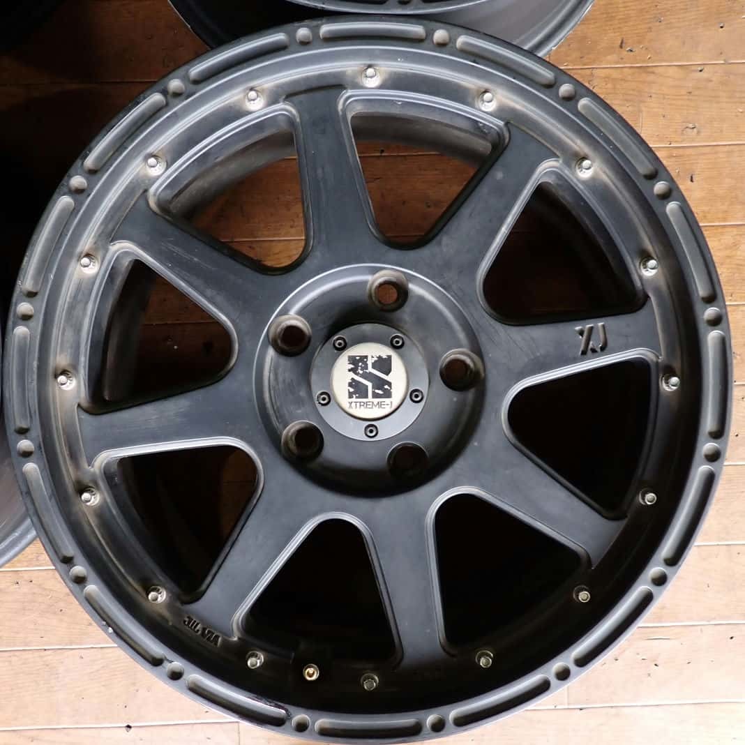 4本SET 会社宛 送料無料 17×7.5J XTREME-J アルミ 5穴 PCD 114.3mm +40 ハブ径73mm レクサスNX ハリアー RAV4 店頭交換OK 特価！ NO,E7495_画像2